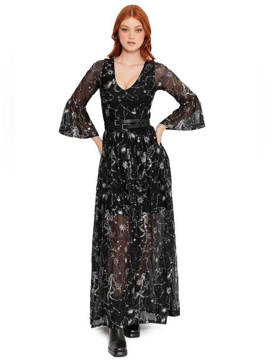 Blackmilk Dresses & Skirts - Blackmilk Astraea 3/4 Sleeve Maxi Dress XL NWT